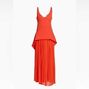 SIMKHAI Sequoia Dress Flame Size 4 Small